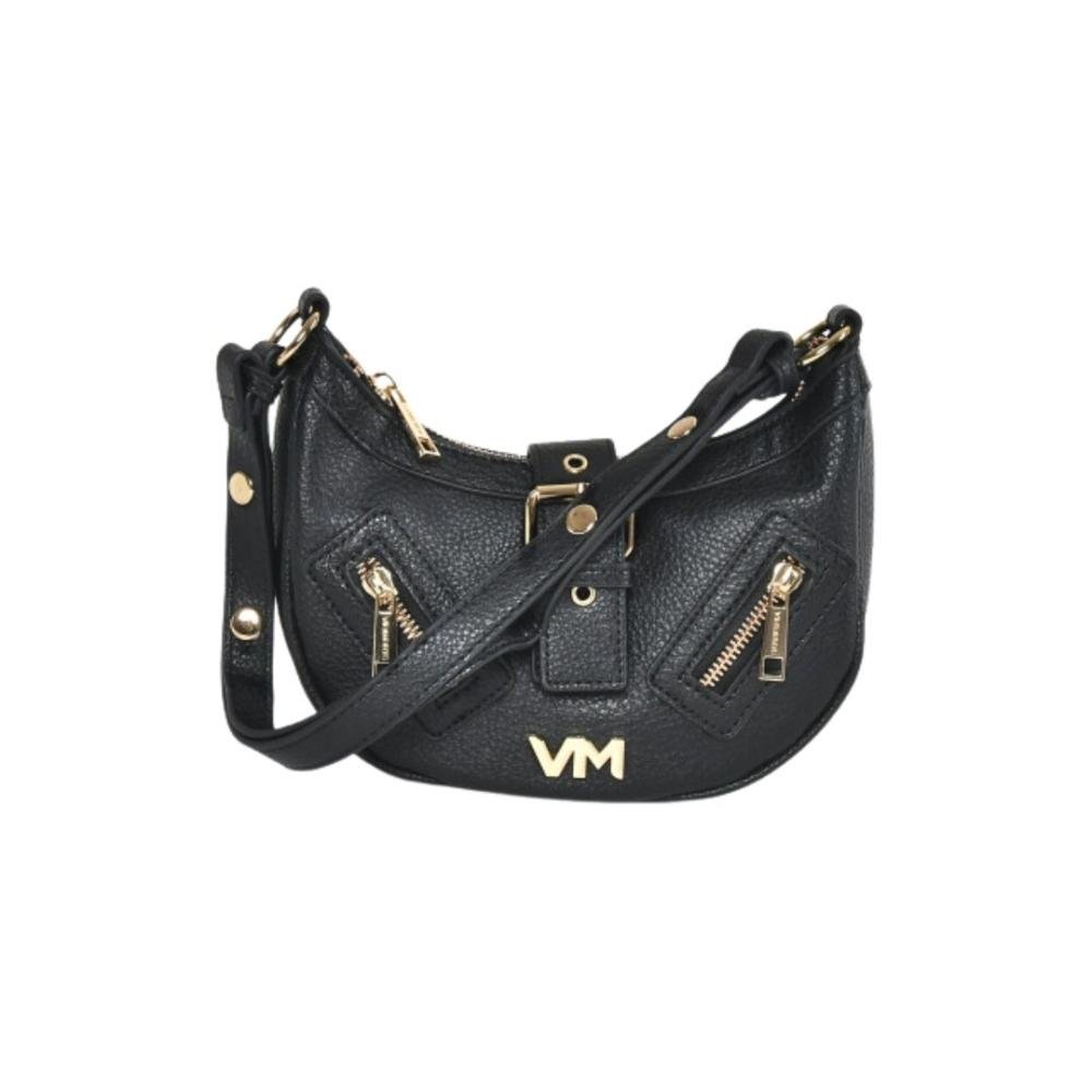 Bolsa Feminina Via Marte Shoulder B2-510-01 Preto/Gold Preto 1