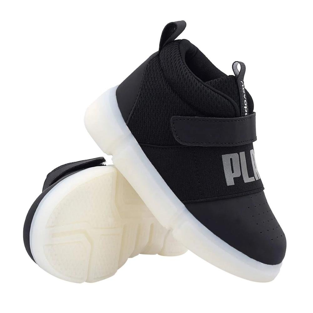 Tênis Infantil Menino Novope 50001904 Com Led Preto 4