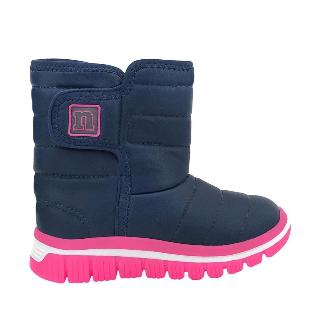 Bota Infantil Menina Novope 99001003 Com Pelo Sem Led Rosa 1