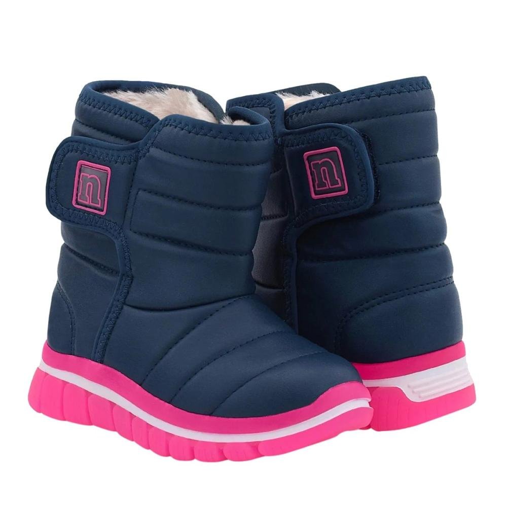 Bota Infantil Menina Novope 99001003 Com Pelo Sem Led Rosa 3