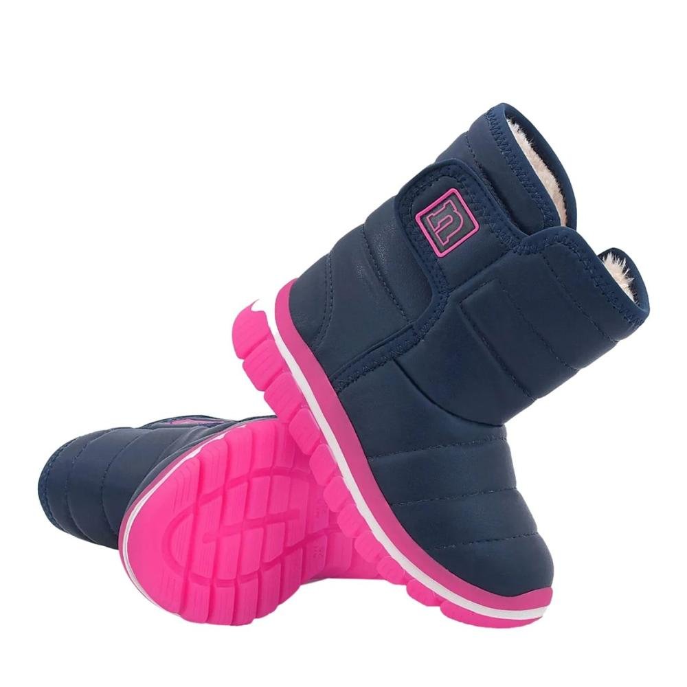 Bota Infantil Menina Novope 99001003 Com Pelo Sem Led Rosa 4