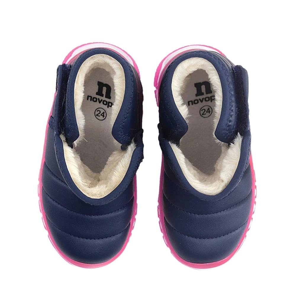 Bota Infantil Menina Novope 99001003 Com Pelo Sem Led Rosa 5