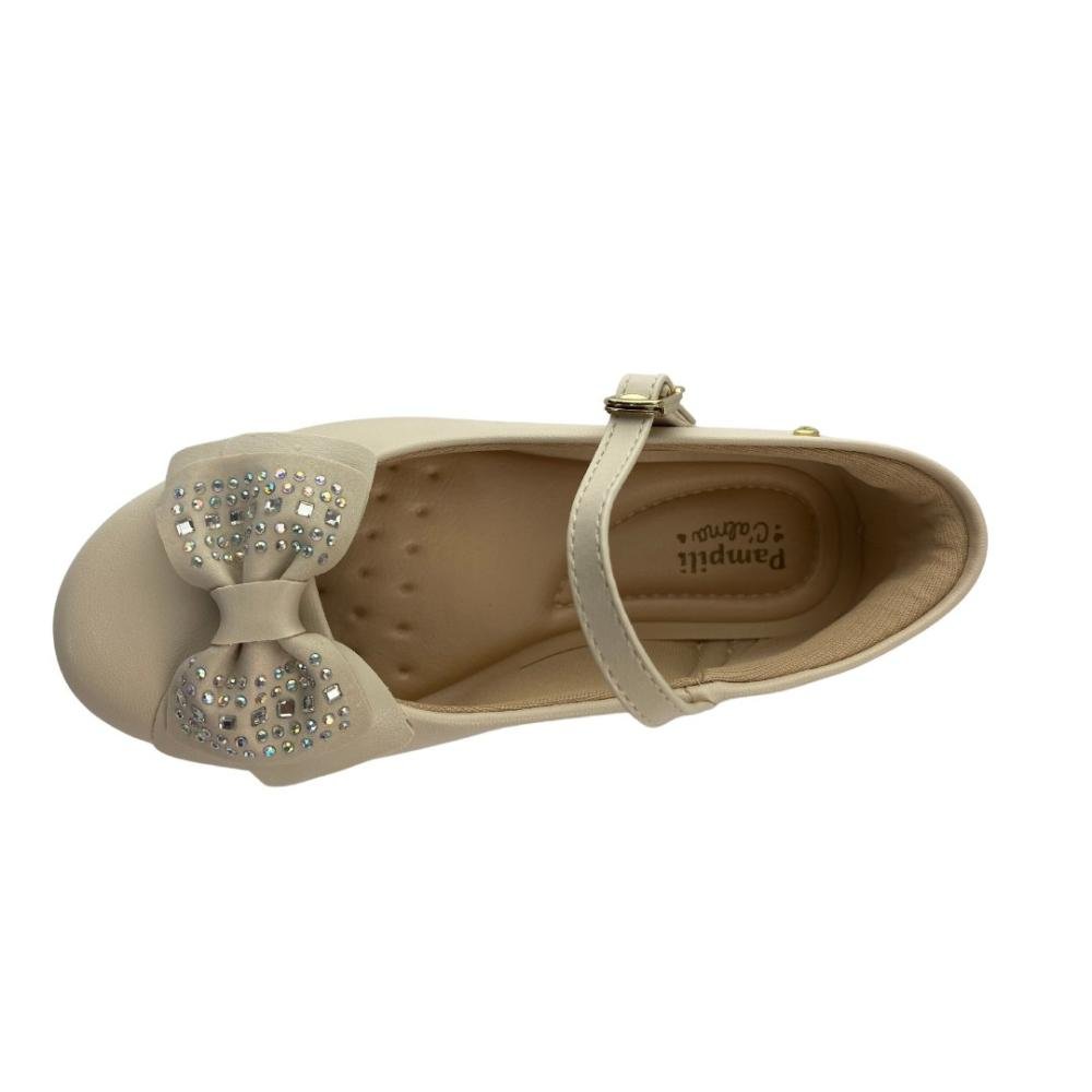 Sapatilha Infantil Menina Pampili 188.603 Bege 3