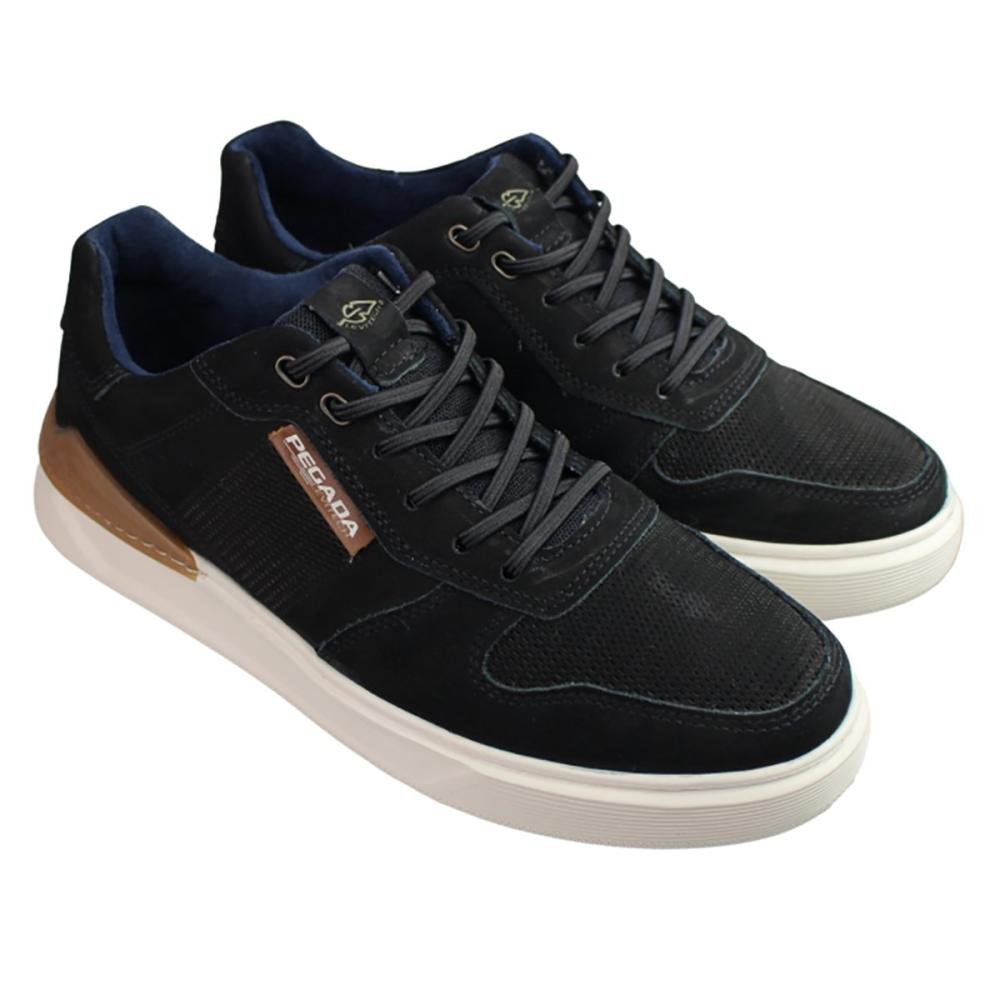 Sapatênis Masculino Pegada 110903-09 Nobuck Preto 4