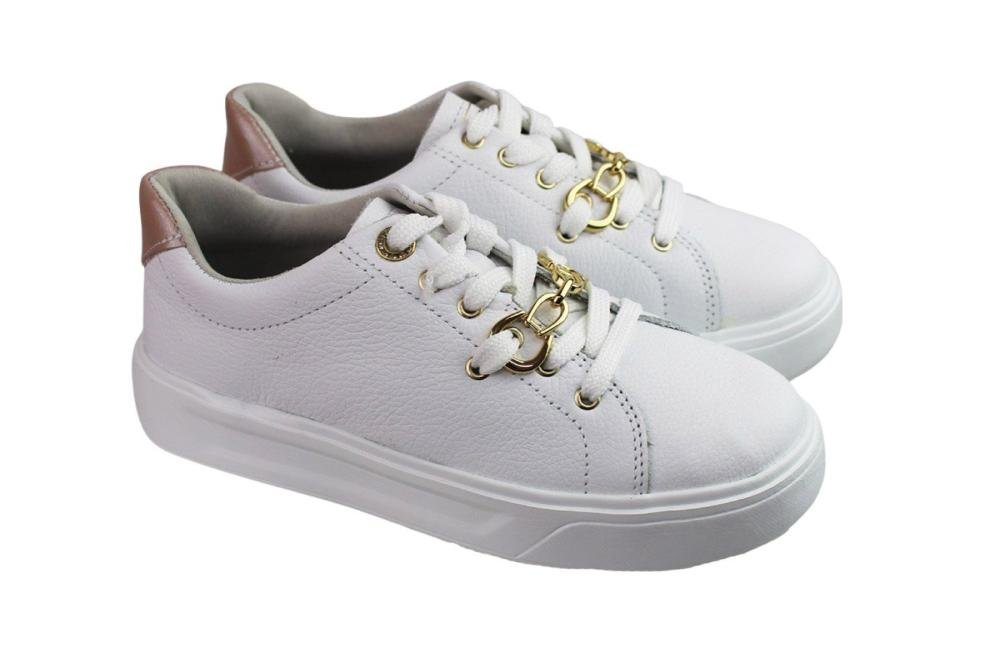 Tênis Feminino Pegada 211202-02 Burnished Branco 3