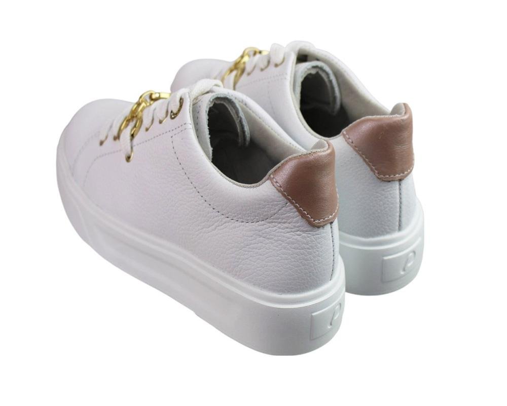 Tênis Feminino Pegada 211202-02 Burnished Branco 4