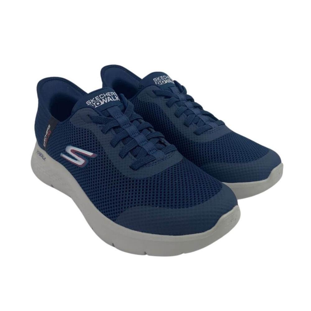 Tênis Masculino Skechers 216324 Go Walk Flex- Hands Up Azul 3