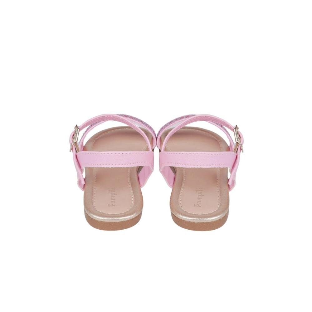 Sandália Infantil Menina Pampili 642.059 Mili Rosa 4