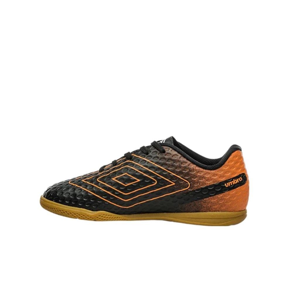 Chuteira Tênis Masculino Futsal Umbro 1168792 Warskin Preto/Laranja 2