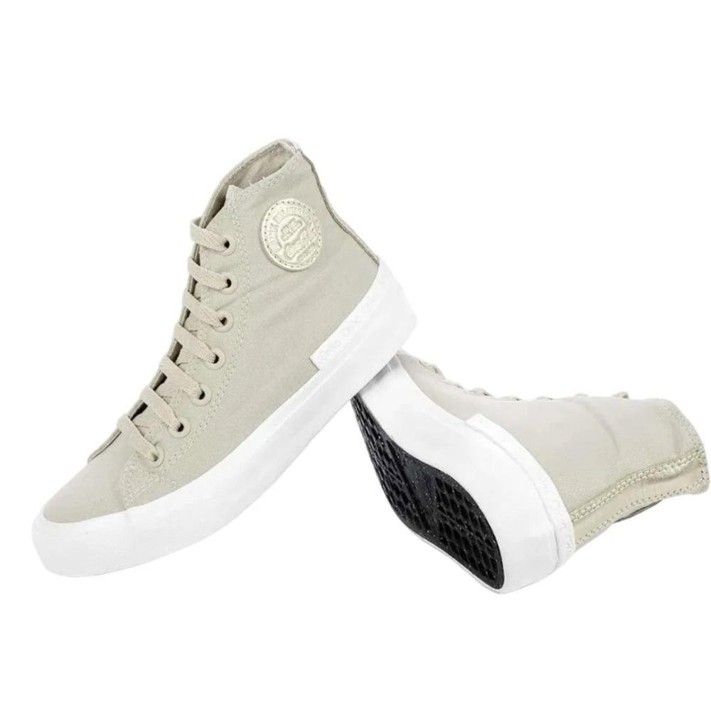 Tênis Feminino Coca-Cola Cc2287 Sunset Hi Bege 4