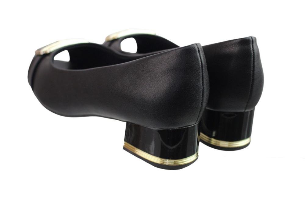 Sapato Feminino Piccadilly 114149-7 Napa Stretch Soft Preto 3