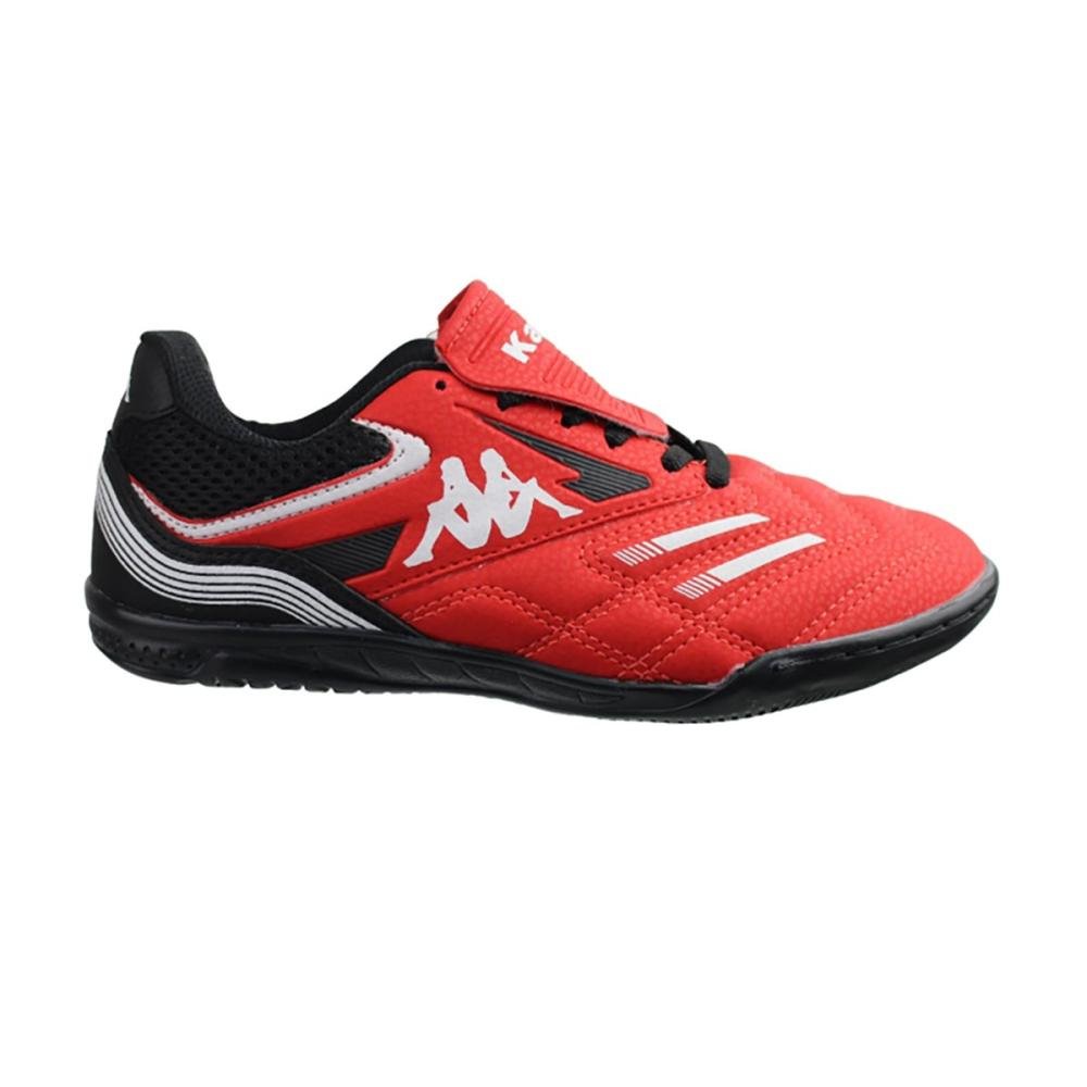 Chuteira Tênis Masculino Futsal Kappa F8516  Vermelho/Preto 1