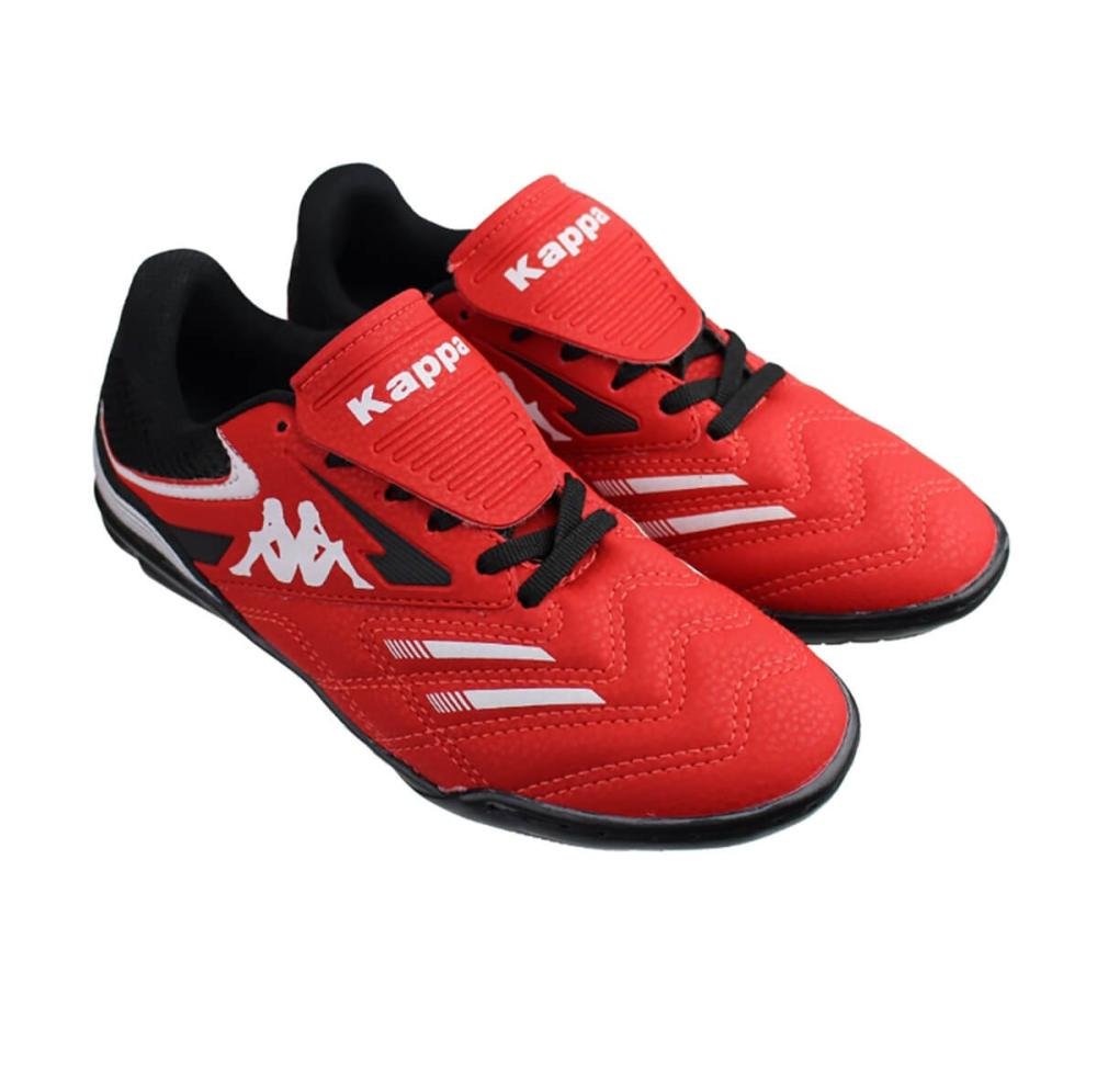 Chuteira Tênis Masculino Futsal Kappa F8516  Vermelho/Preto 3