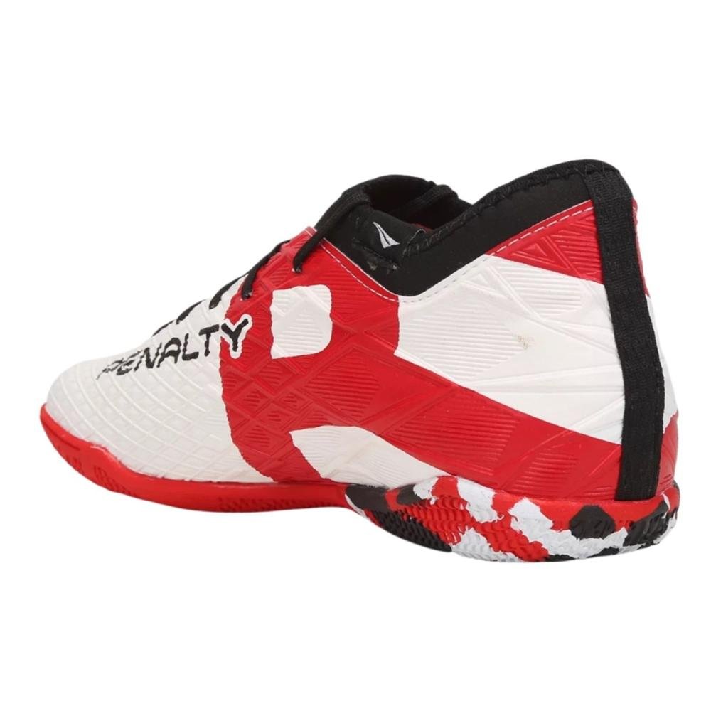 Chuteira Tênis Futsal Masculino Penalty 124255/1160 Rx Locker Y-3 Branco/Vermelho 3