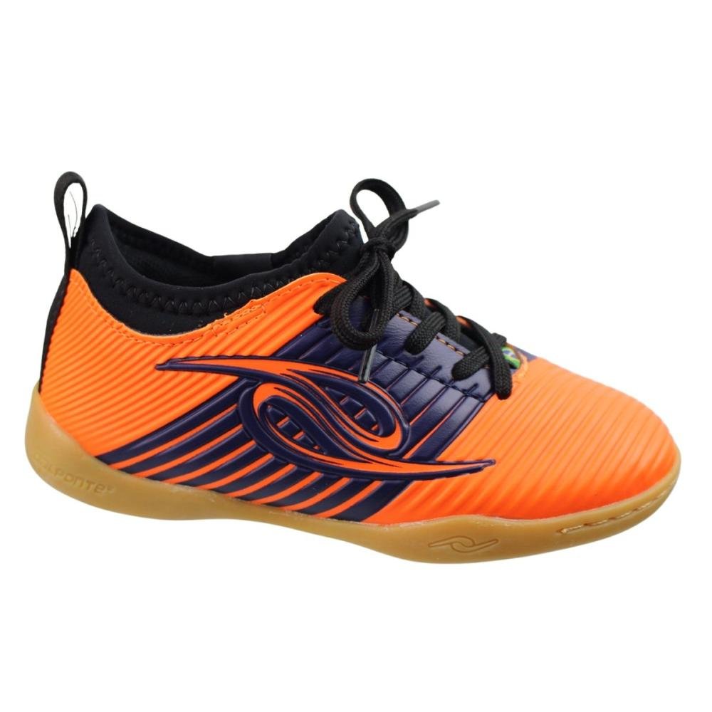 Chuteira Tênis Infantil Menino Futsal Dalponte 0871  Laranja 1