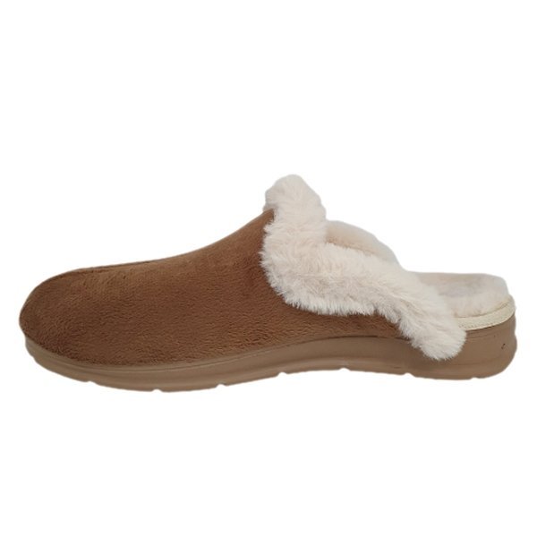 Pantufa Feminina Pegada 266005-02 Atoalhado Marrom 2