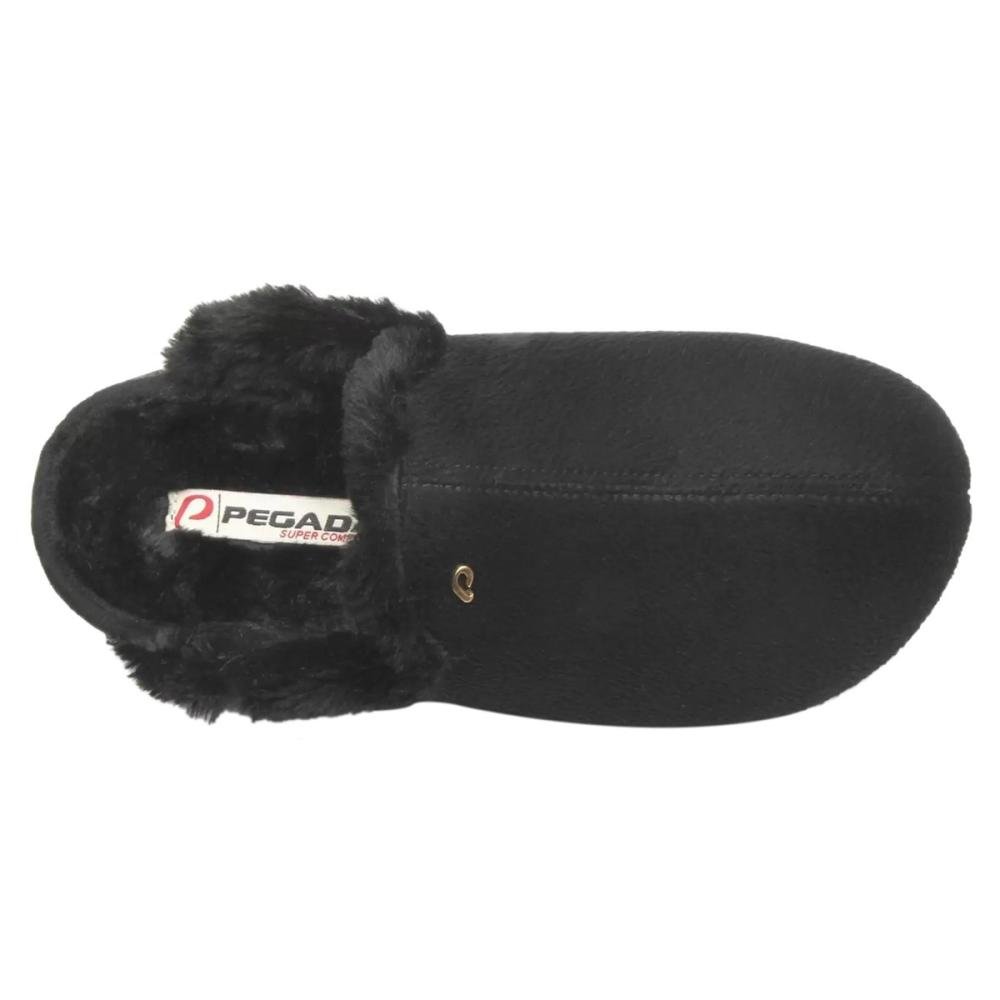 Pantufa Feminina Pegada 266005-05 Atoalhado Preto 3