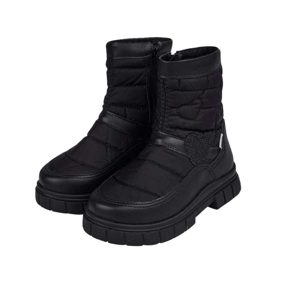 Bota Infantil Menina Pampili 711.006 Lucky Preto 2