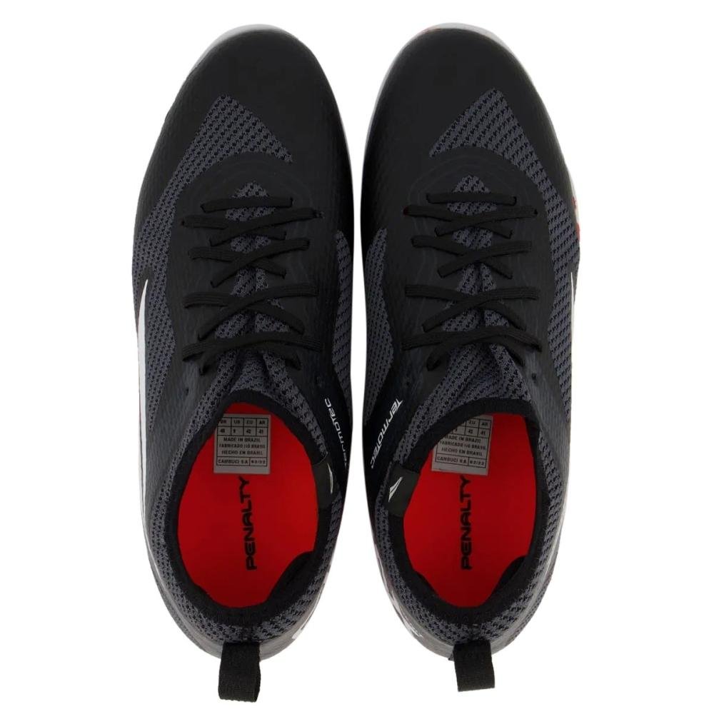 Chuteira Masculina Futsal Penalty 124236/8130 Max500 Ecokint Cinza 4