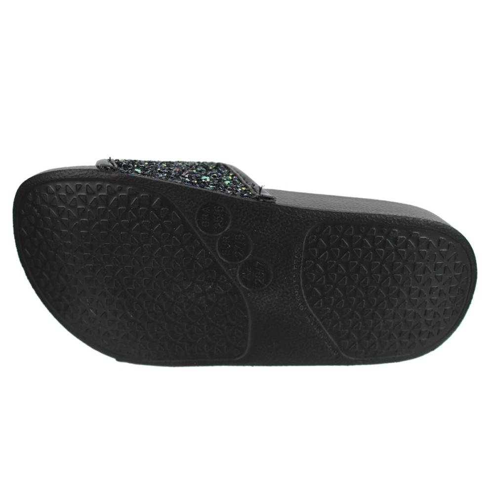 Chinelo Infantil Menina Diversão Slide Di2192 Preto 5