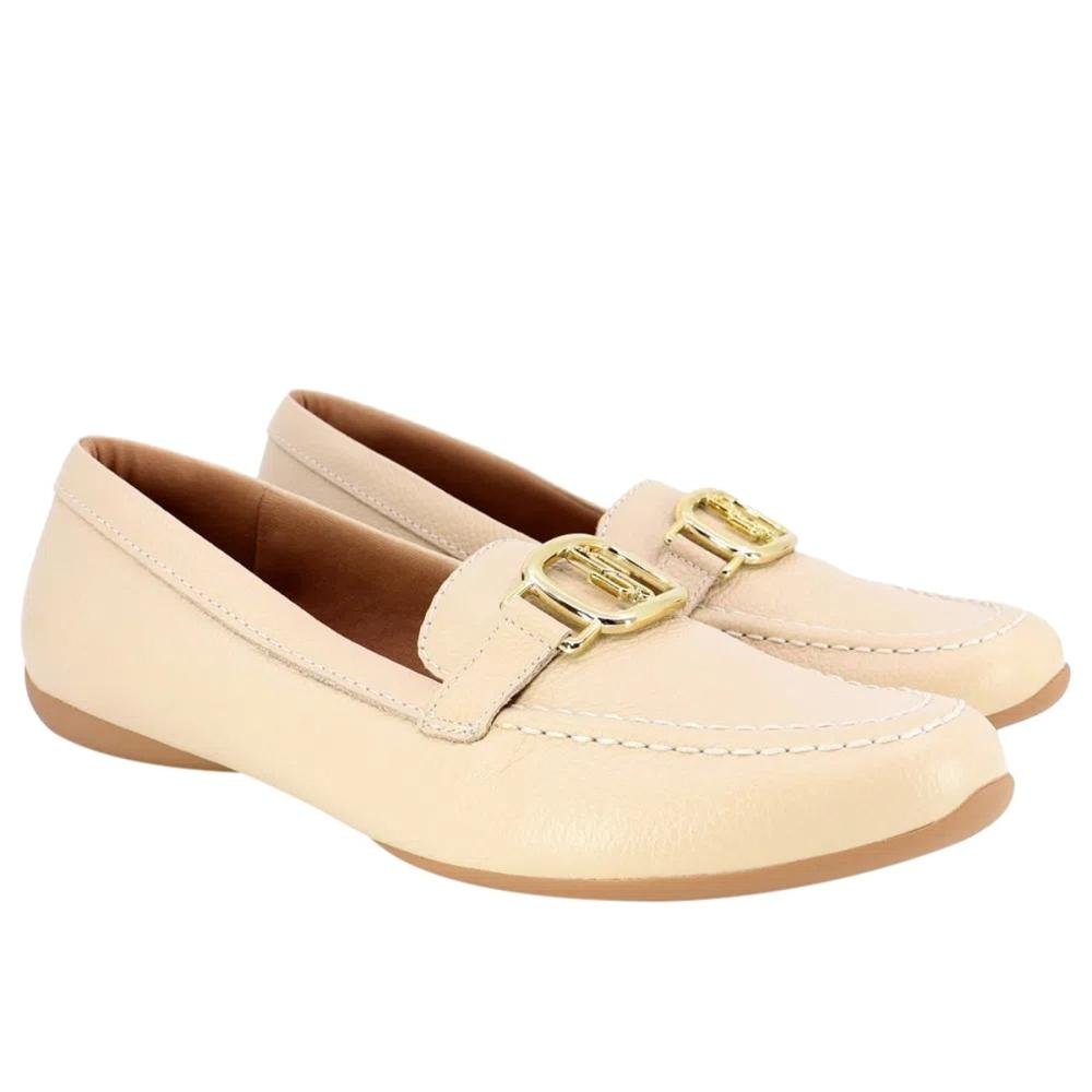 Mocassim Feminino Usaflex Aj2203003 Bege 2
