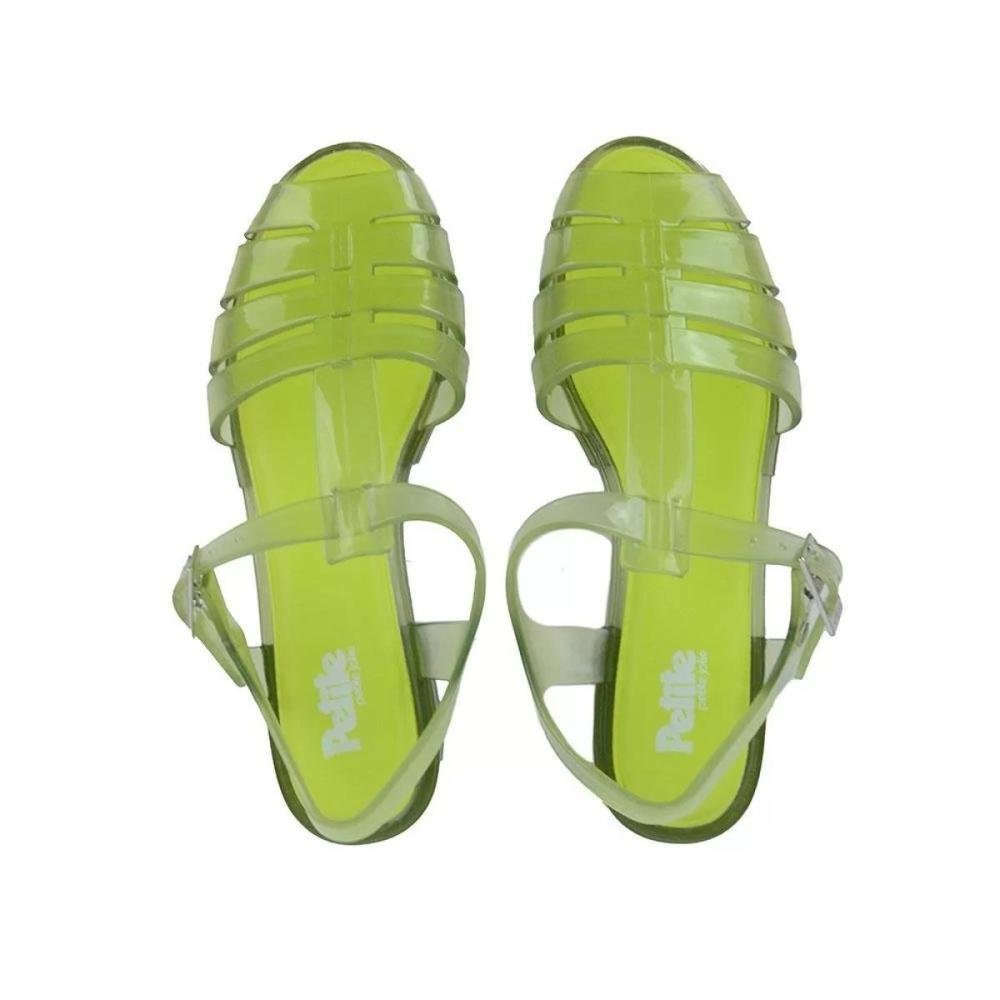 Sandália Infantil Menina Petite Jolie J-lastic Pj5397in Verde 3