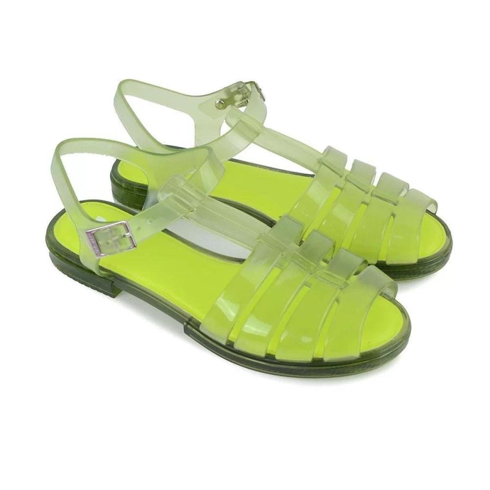 Sandália Infantil Menina Petite Jolie J-lastic Pj5397in Verde 4