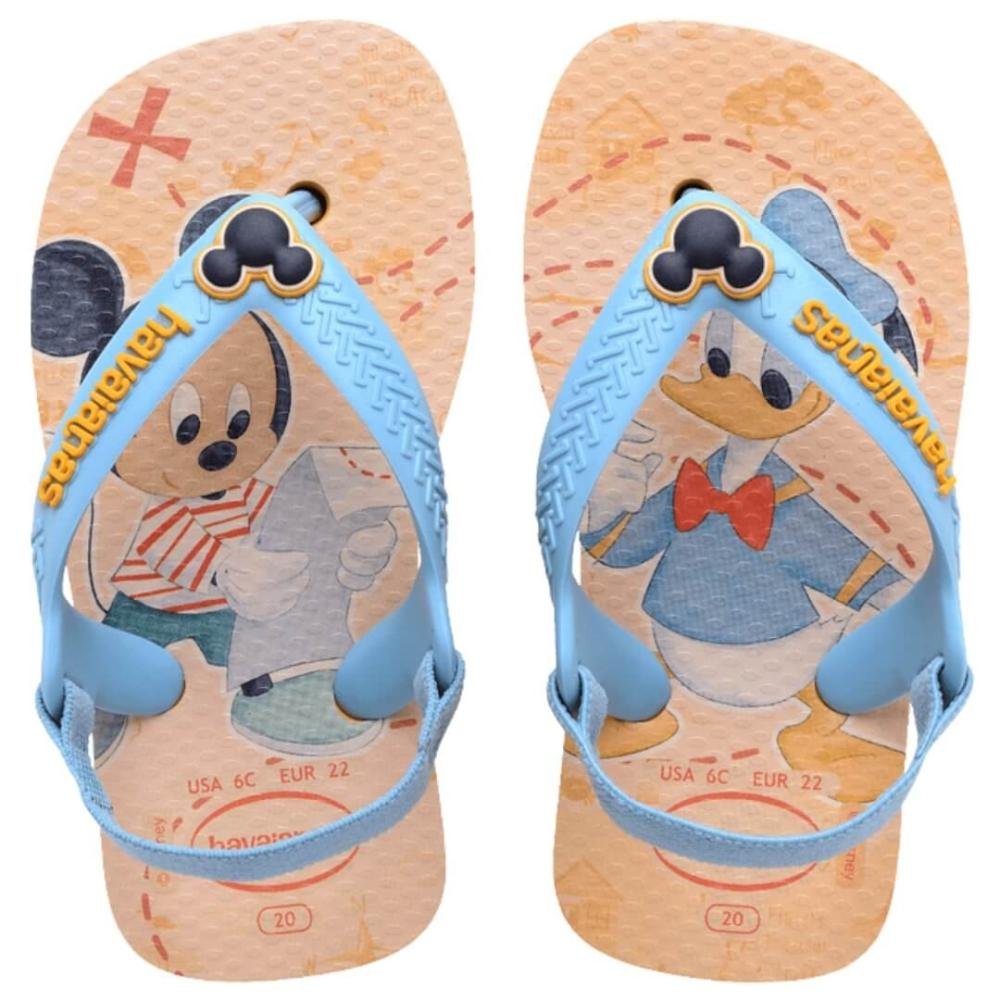 Sandália Infantil Havaianas Classics Fc Baby Laranja 1