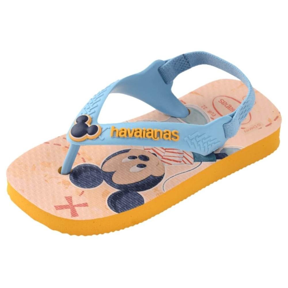 Sandália Infantil Havaianas Classics Fc Baby Laranja 3