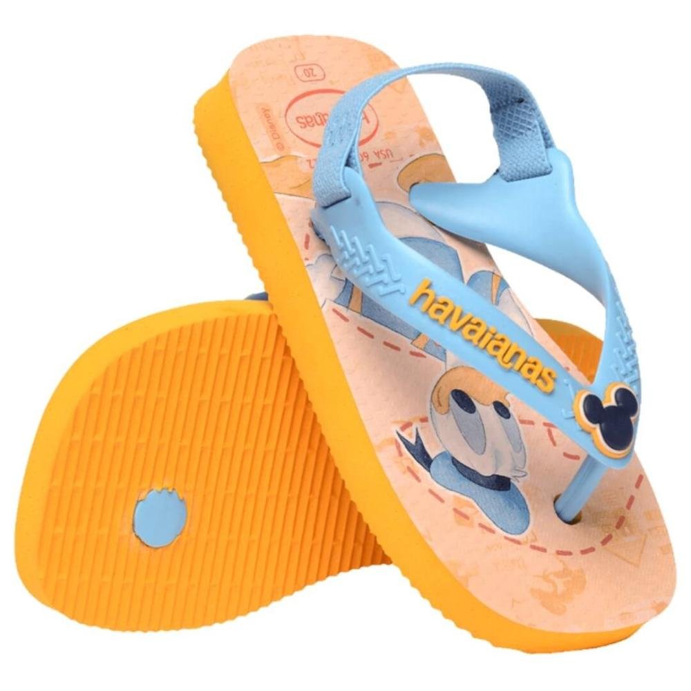Sandália Infantil Havaianas Classics Fc Baby Laranja 4