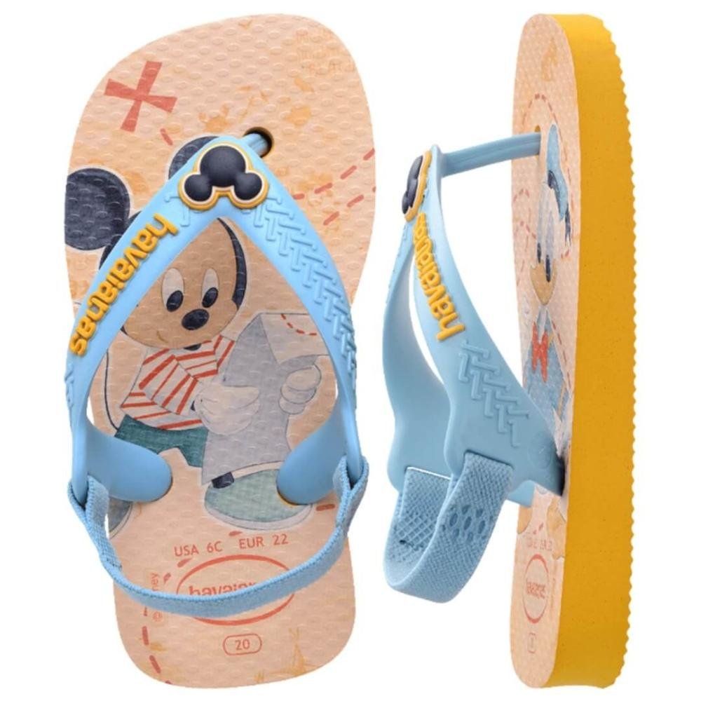 Sandália Infantil Havaianas Classics Fc Baby Laranja 5