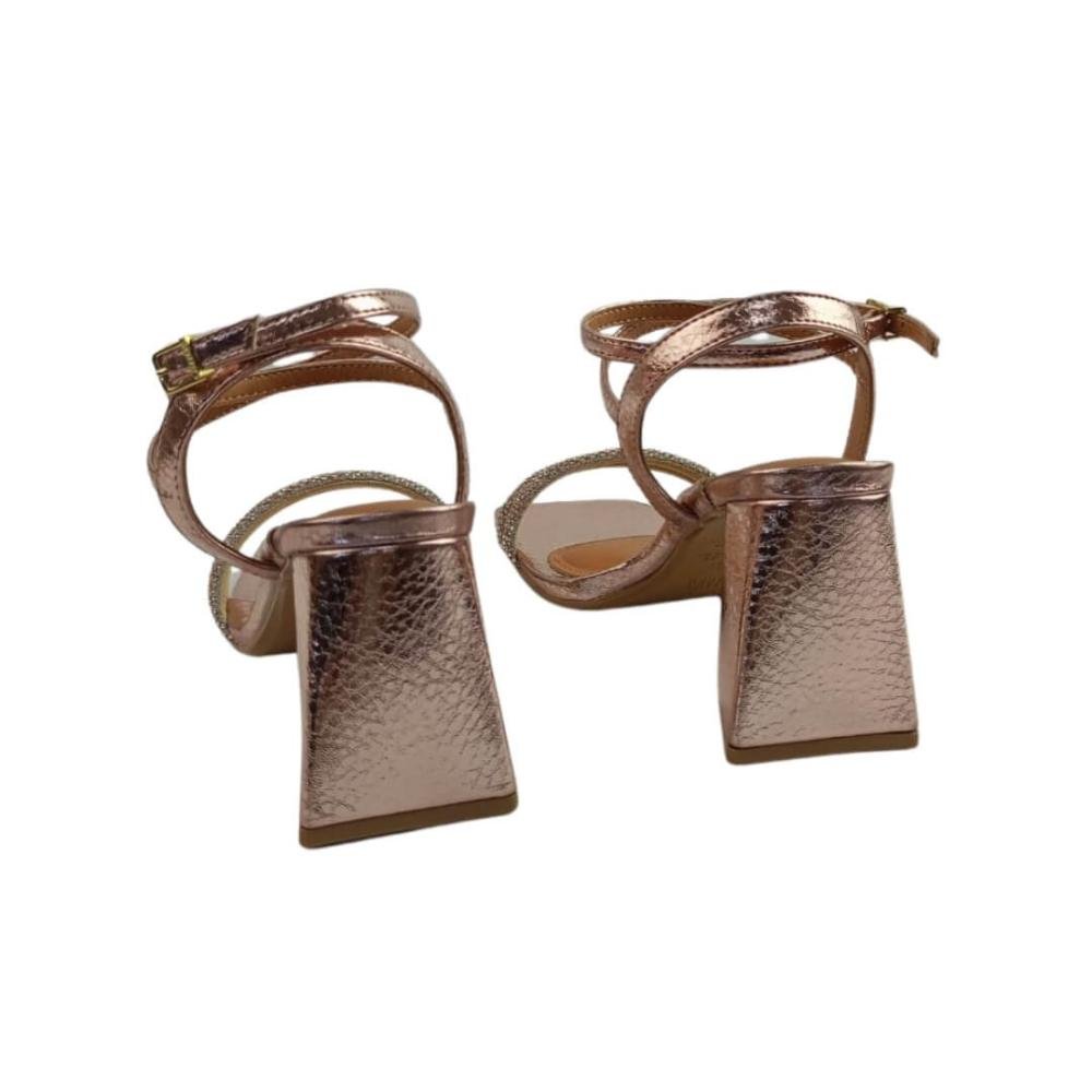 Sandália Feminina Vizzano 6464.419 Ouro Rosado-Silver/Rosa Rosa 4