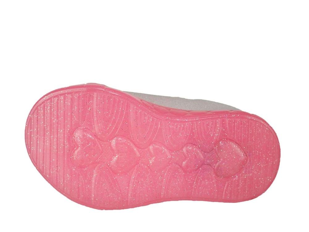 Tênis Infantil Menina Pampili Sneaker Luz 670.021 Branco 5