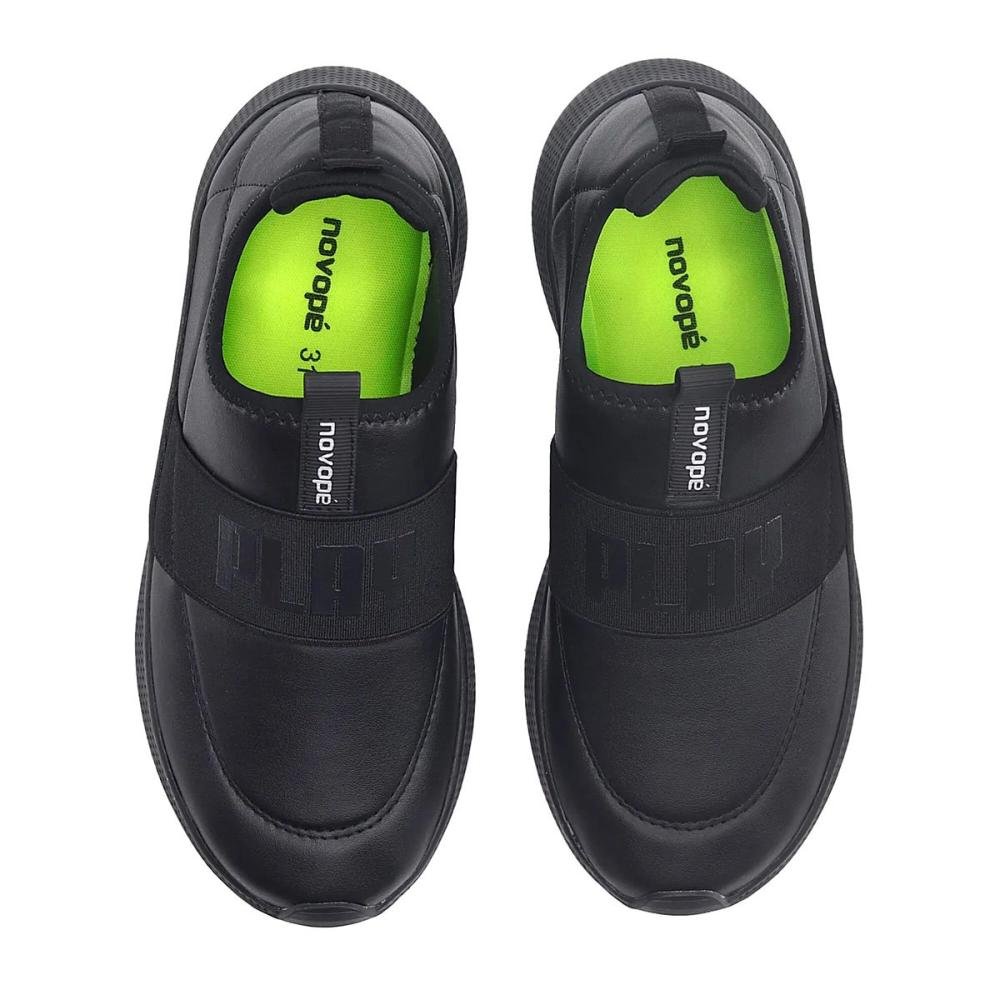 Tênis Infantil Menino Novope 97001008 Sintetico Sem Led Preto 3