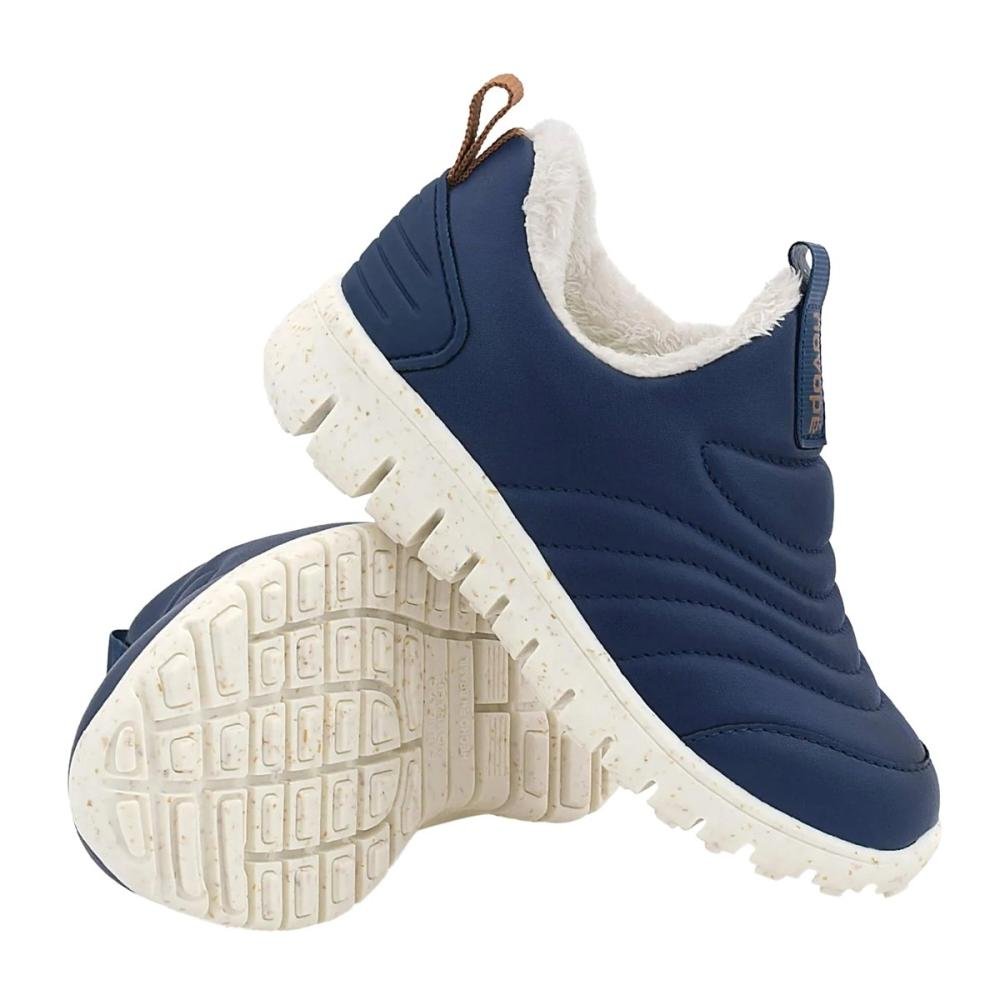 Tênis Infantil Menino Novopé 10001264 Sintetico Pelo Azul 4