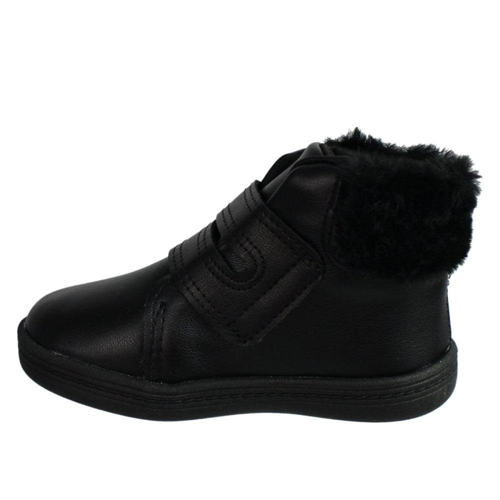 Bota Infantil Menina Molekinha 2127.212 Preto 2