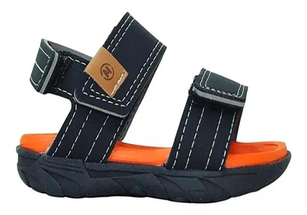 Sandália Infantil Menino Molekinho 2135.153 Preto 2