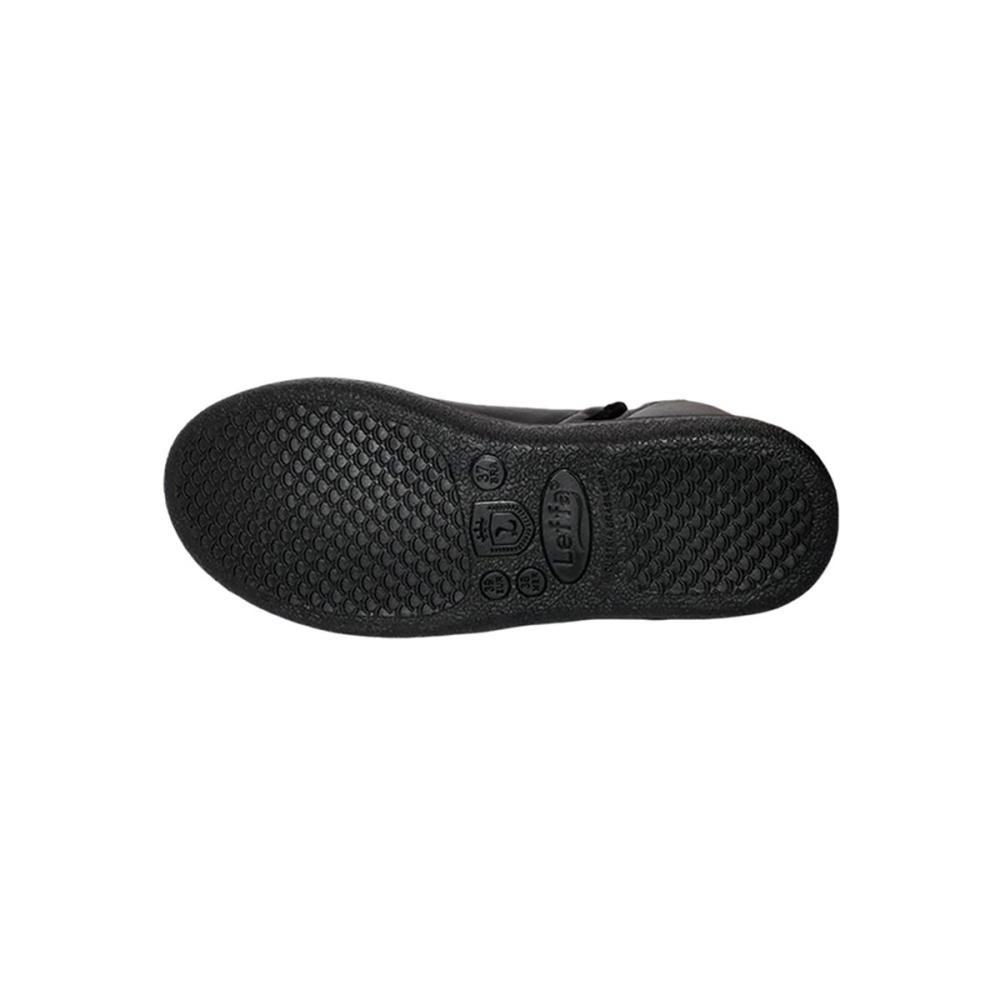Pantufa Unissex Leffa Pele Botinha 753 Preto 4