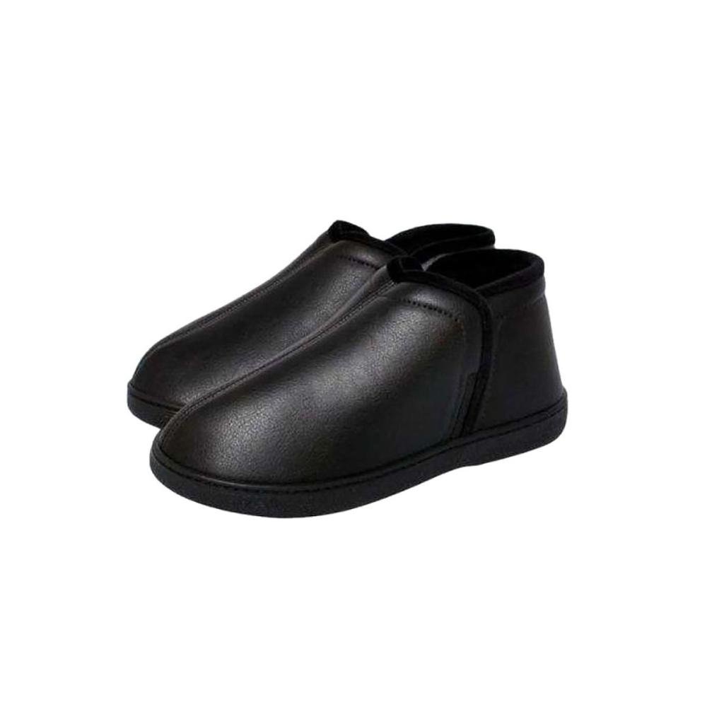 Pantufa Unissex Leffa Pele Botinha 753 Preto 6