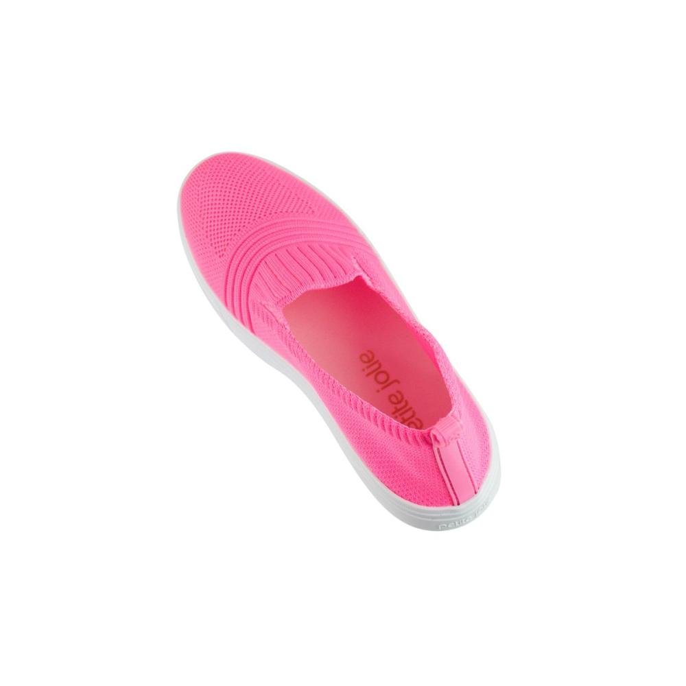 Tênis Feminino Petite Jolie Knit/J-Lastic Pj6133 Rosa 4