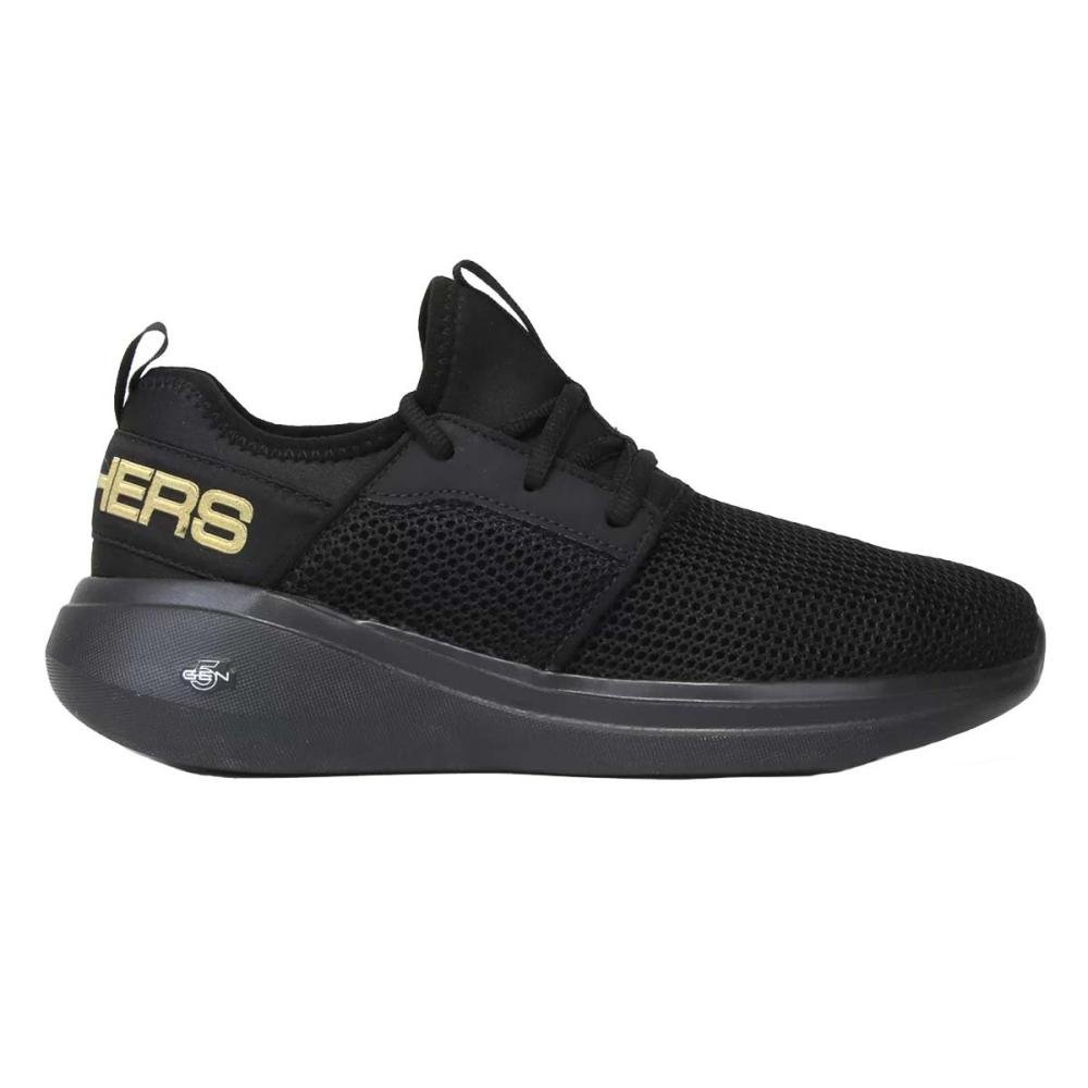 Tênis Feminino Skechers Run Fast Valor 15103 Preto 2