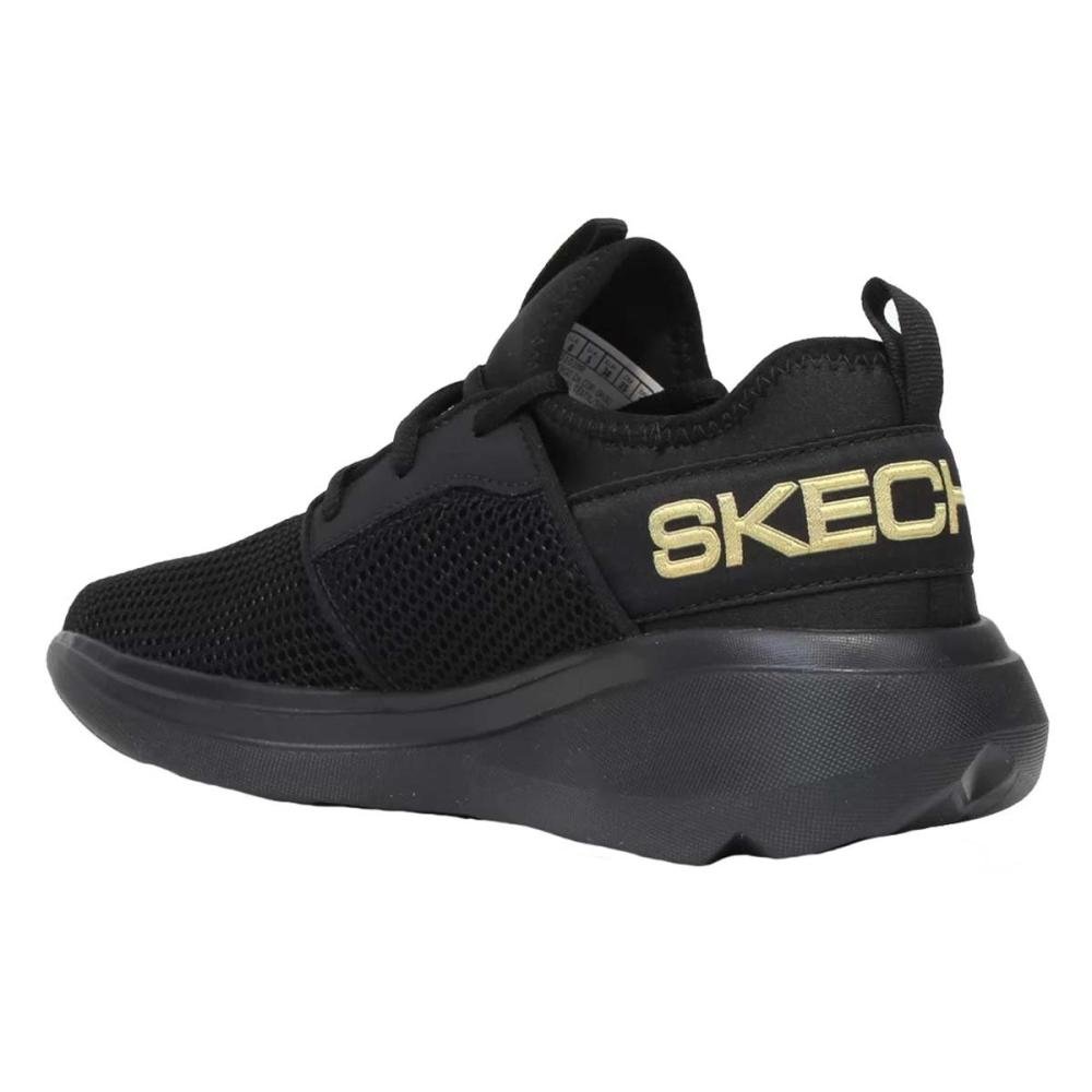 Tênis Feminino Skechers Run Fast Valor 15103 Preto 3