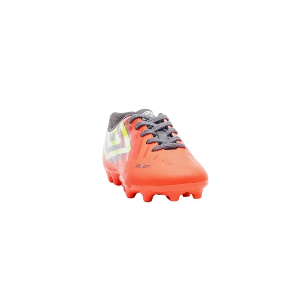 Chuteira Infantil Menino Campo Umbro 1294681 Action Jr Vermelho 2