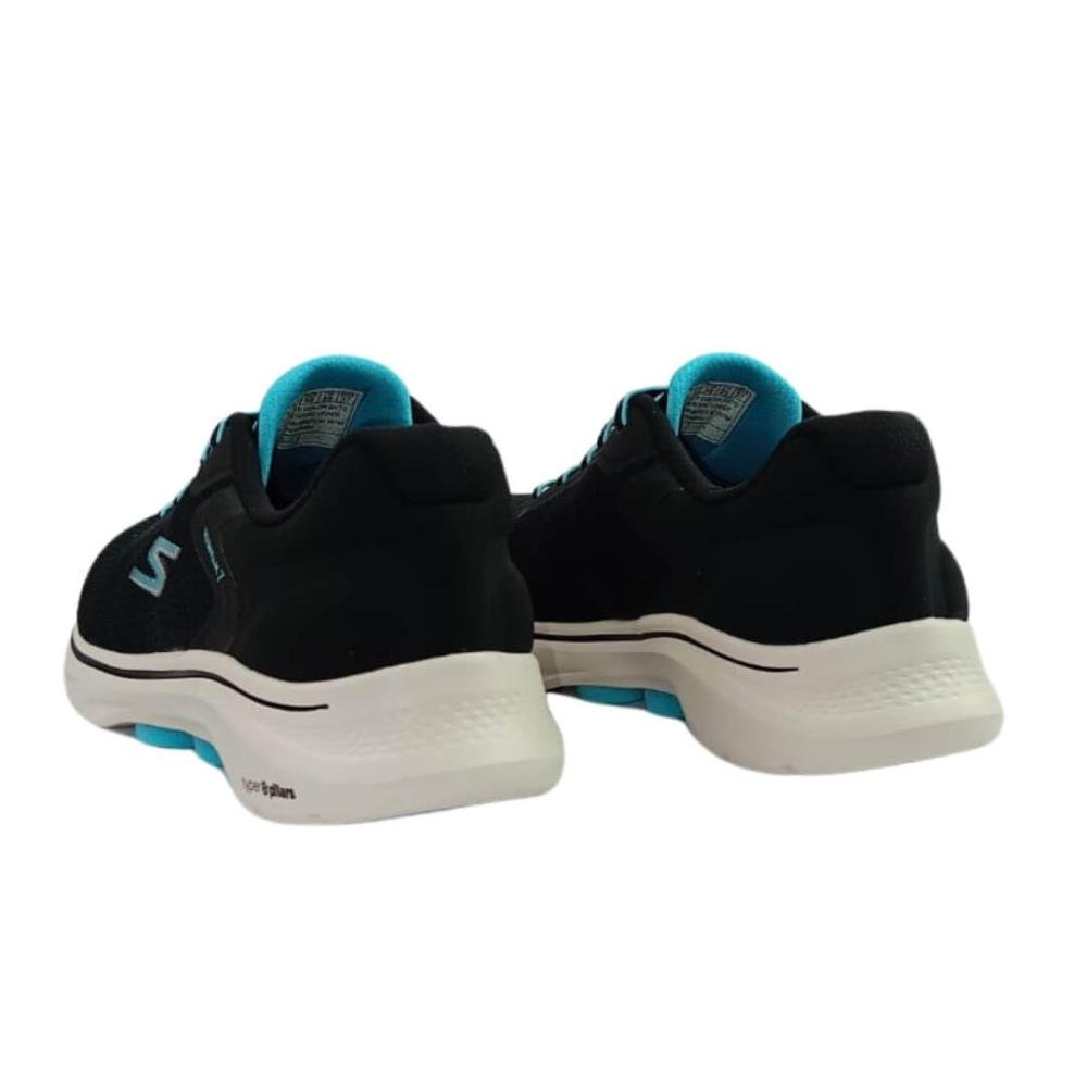 Tênis Feminino Skechers 125215/Bktq Go Walk 7 Cosmic Waves Preto 5