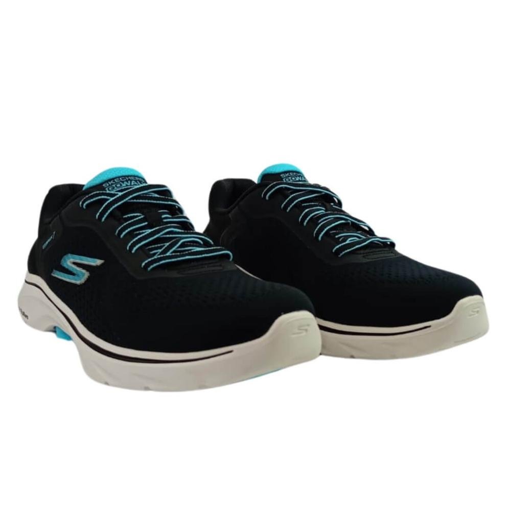 Tênis Feminino Skechers 125215/Bktq Go Walk 7 Cosmic Waves Preto 6