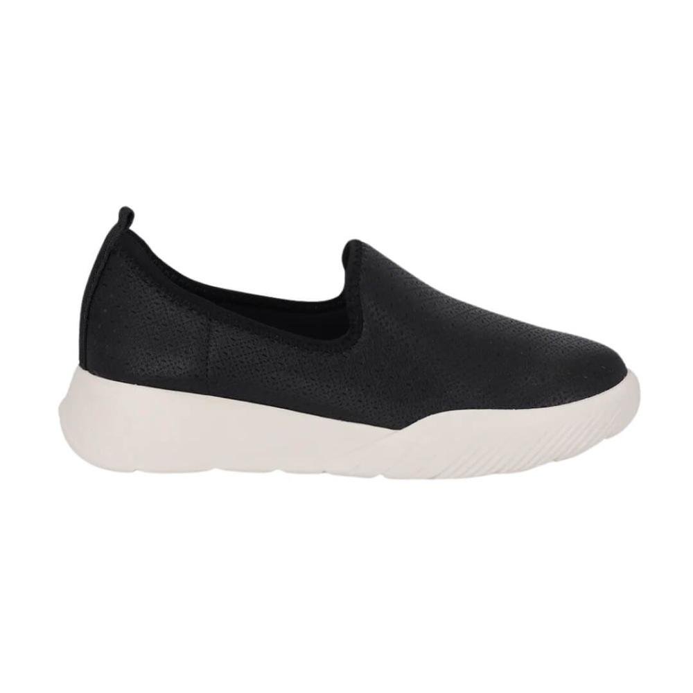 Tênis Feminino Piccadilly 949017-23 Fascite Anabela Preto Preto/Branco 1