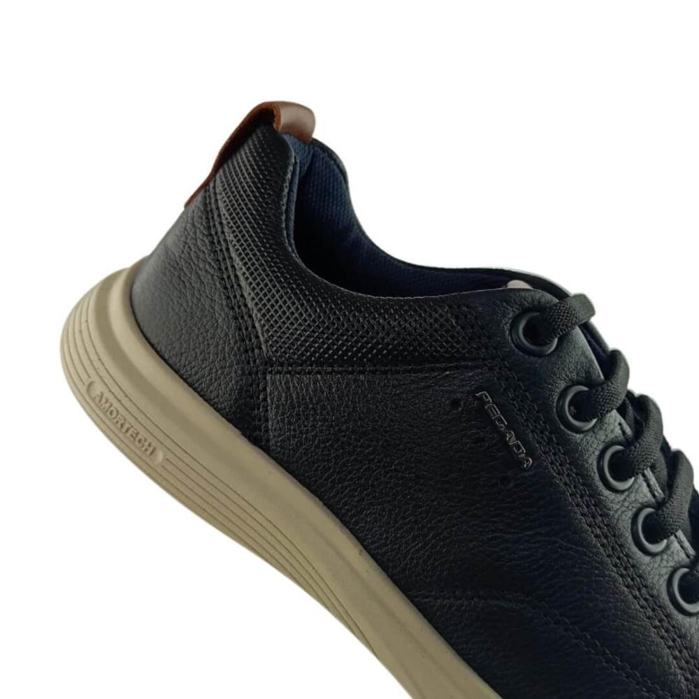 Sapatênis Masculino Pegada Nature 112201-04 Pull Up Conhaque Preto/Marrom 6