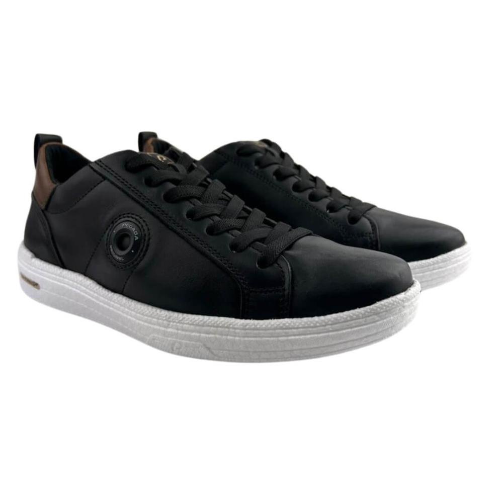 Sapatênis Masculino Pegada 112004-03 Stretch Preto 2