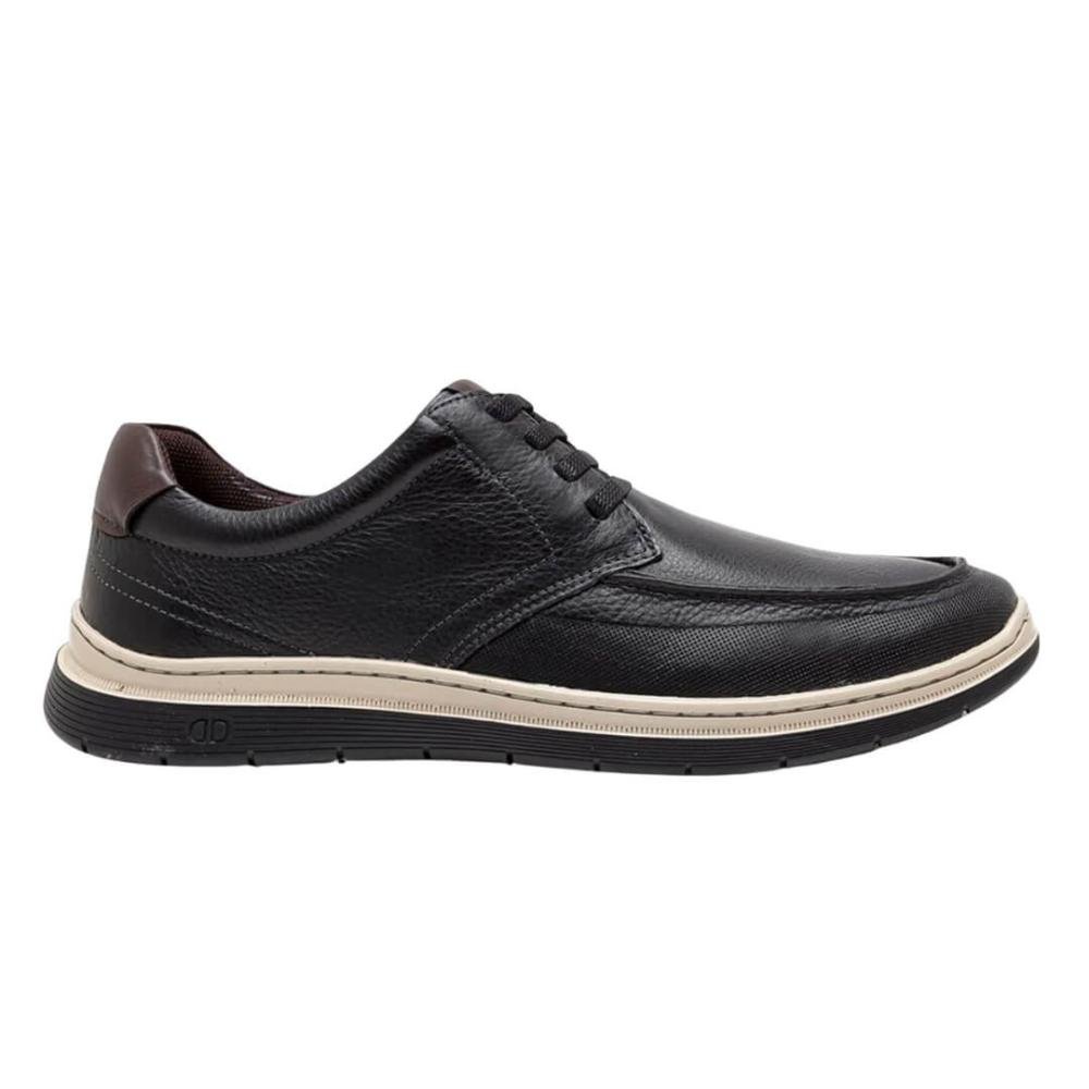 Sapato Masculino Democrata 245202-001 Easy Leave Preto 1