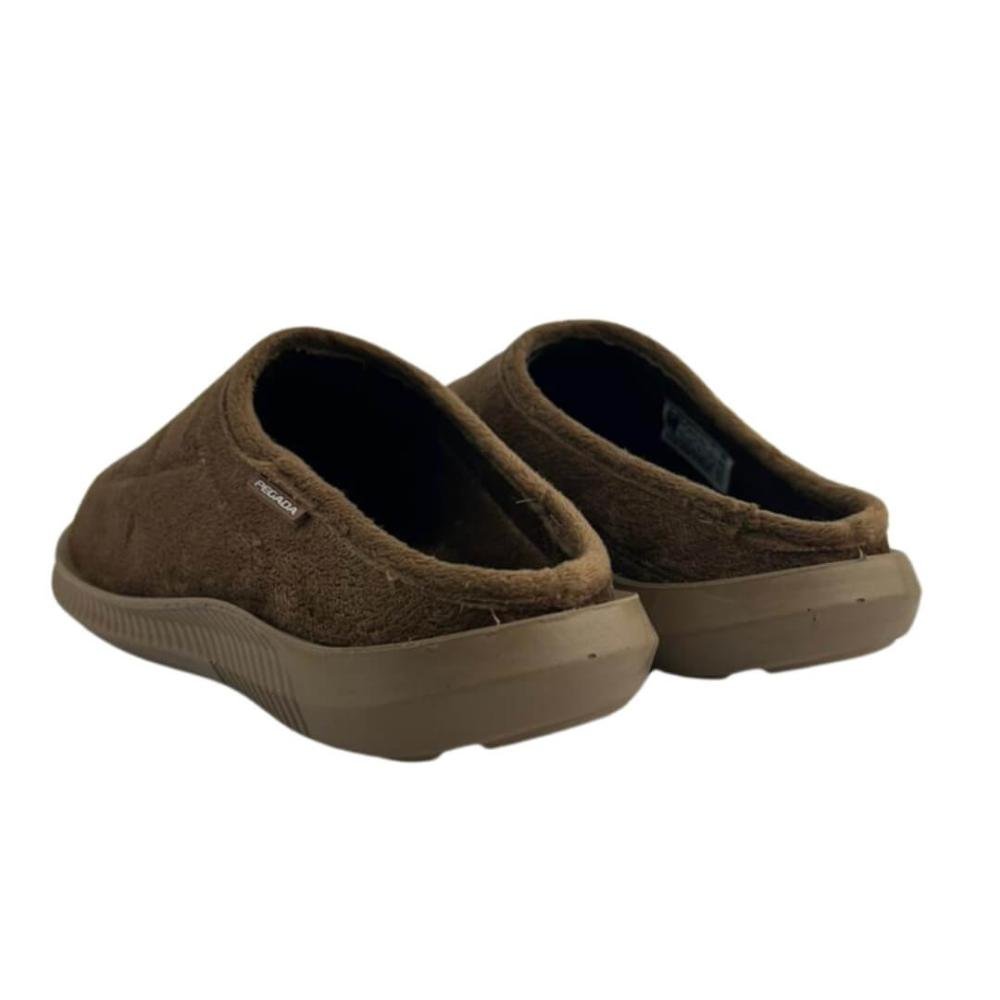 Pantufa Masculina Pegada 166101-04 Atoalhado Marrom 6